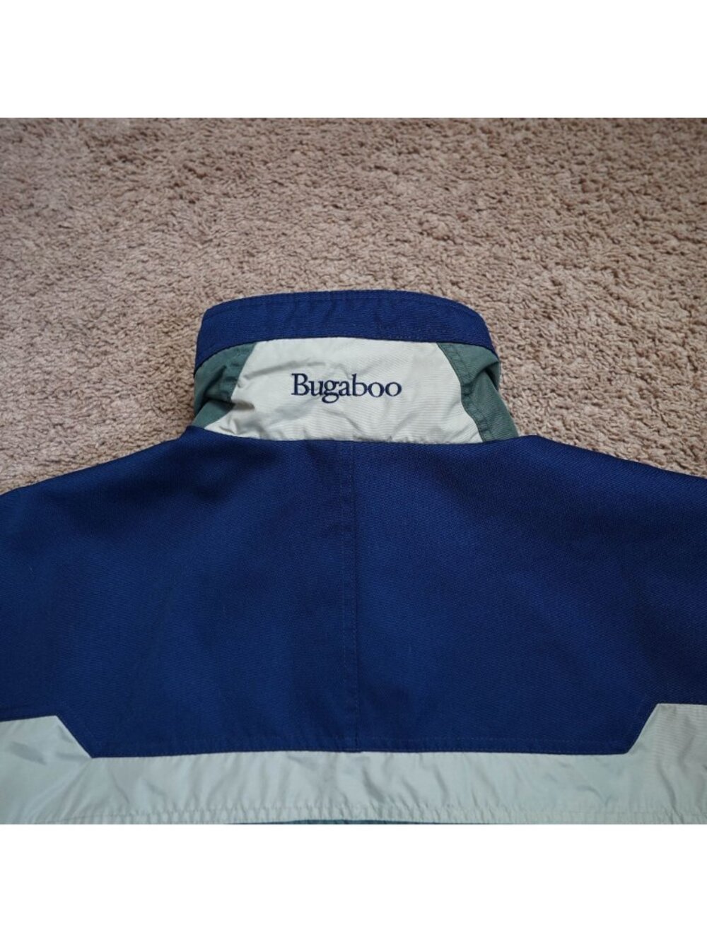 Y2K Columbia Bugaboo Jacket Mens L Green ColorBlock Winter Coat Shell Only - Picture 4 of 11